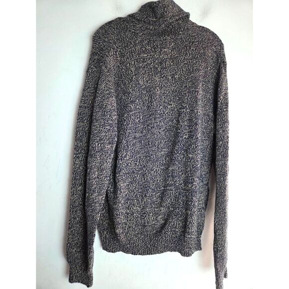 Ralph Lauren Denim & Supply Blue Herringbone Cotton Cardigan Sweater size Large - Picture 2 of 9